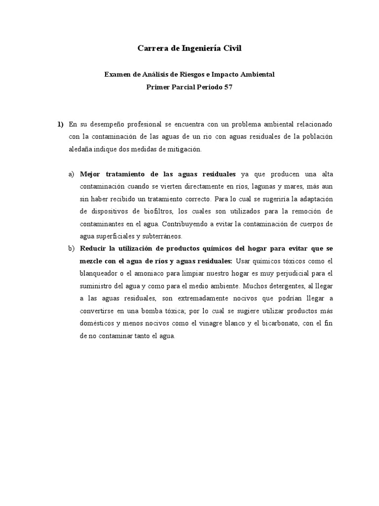 Analisis de Riesgos e Impacto Ambiental | PDF | Entorno natural ...