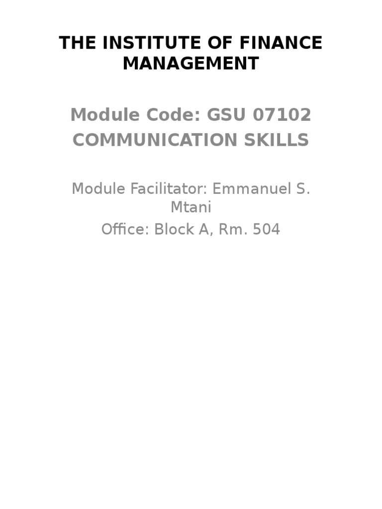 Communication Skills 2 Pdf Communication Perfect Grammar