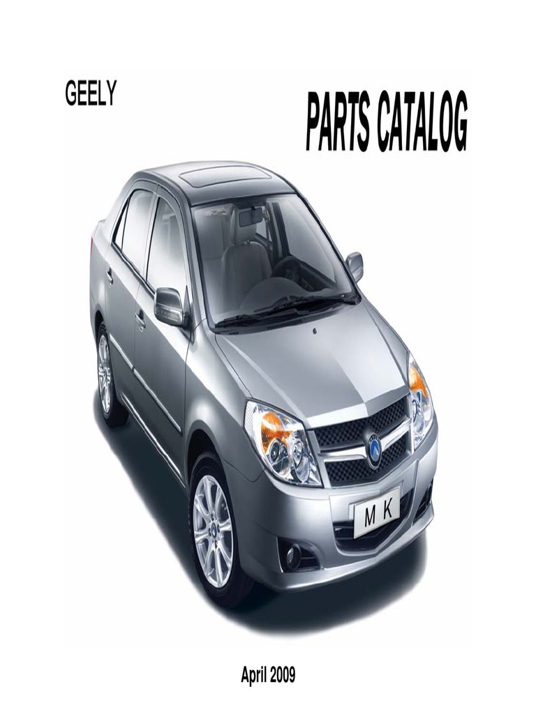 Geely - MK1 - Part Catalog | PDF