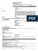 Polyisobutene Safety Data Sheet Analysis