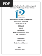 Lab 3 SIGNAL TRANSFORMATION Usman