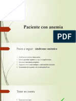 Paciente Con Anemia