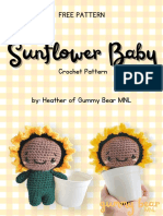 Sunflower Baby Crochet Pattern