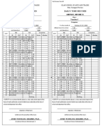 Daily Time Record Daily Time Record: Amparo, Mifume B. Amparo, Mifume B. Teacher I Teacher I