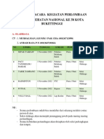 Jadwal Kegiatan Perlombaan HKN