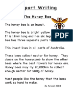 Honey Bee Report