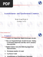 Asynchronous and Synchronous Counters: Week 10 and Week 11 (Lecture 1 of 2)