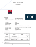 Daftar Riwayat Hidup