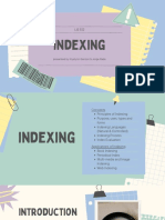 Presentation - Indexing