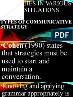 Communication Strategies