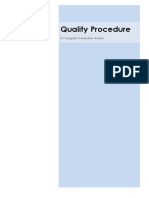 Quality Procedure 8.7 Supplier Corrective Action