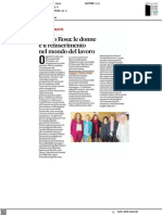 Nastro Rosa: le donne e il reinserimento nel mondo del lavoro - Il Corriere Adriatico del 28 ottobre 2022