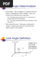 Look Angle Determination