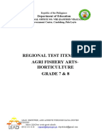 Test Item Bank-Agri-Fishery-Horticulture