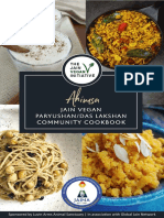 Vegan Paryushan Cookbook 2022
