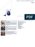 Aspirator Electrolux - Cu Sac PowerForce EPF62IS