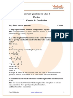 Important Questions For CBSE Class 11 Physics Chapter 8