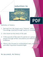 PPT1 Introduction To History