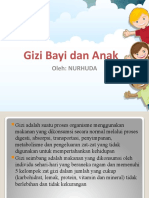 Gizi Bayi Balita Presentasi