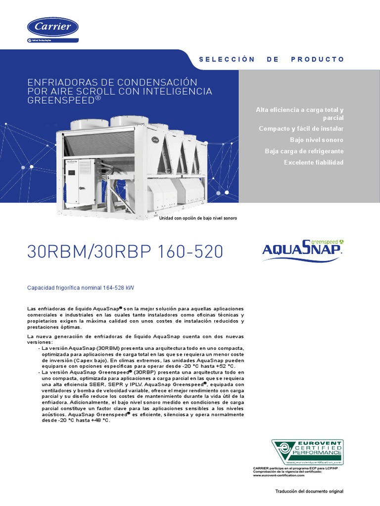 (ENFRIADORA) 83538 PSD 05 2019 30rbm RBP 160 520 | PDF | Uso eficiente ...