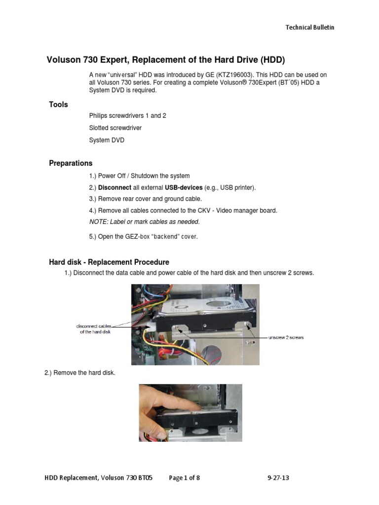Hard Drive Replacement, V730 Expert BT05 | PDF | Hard Disk Drive | Booting
