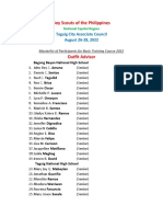 TCAC BTC 2022 Participants As of 7 6 22