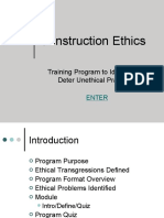 Construction Ethics Program