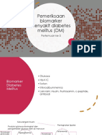 Kuliah Minggu Ke-6 Pengukuran Biomarker DM