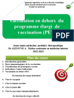 Vaccination Hors PEV2022