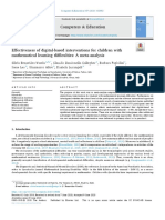 Effectiveness of Digital Based Interventions For Children Wi 2020 Computers