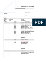 Presupuesto D&P