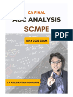 CA Final SCMPE Top 5 Chapters - Cover 75 Marks in May 2022