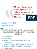 OECD Steering Group Methodology for Improving School Management and Teacher Policy in Mexico
