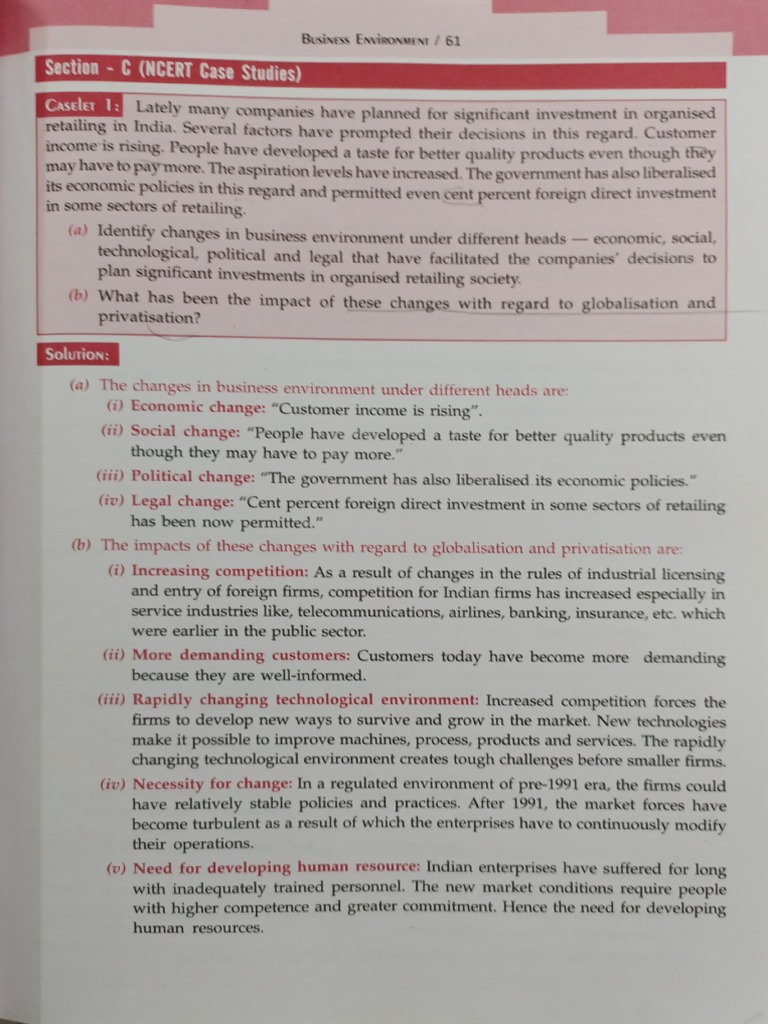 Business Environment Pdf Economies Business