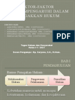 Faktor Penegakan Hukum Di Indonesia