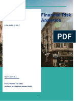 Financial Risk Analytics: Projectreport