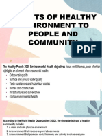 Impact of Healthy Community