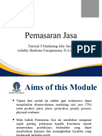 Pemasaran Jasa Tutorial 3