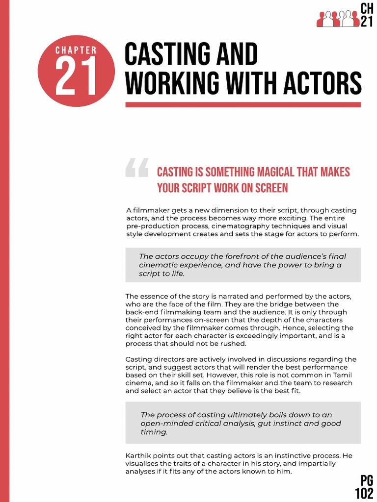 Working With Actors Pdf