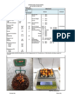 Kriteria Result Oil Content Fruit Set: Standart Standart 01/OC - LAB/CA/ IV/2022