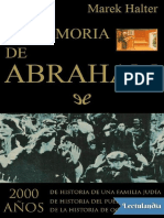 La Memoria de Abraham - Marek Halter