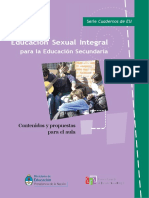 Educación sexual integral para secundaria: contenidos clave