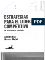 Estrategias para El Liderazgo Competetivo - Hax y Majluf