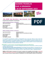 Itinerario Castellano BENJAMIN FRANKLIN - GRANADA 2022.castellano