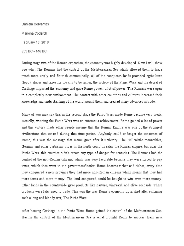 World History Project | PDF | Ancient Rome | Carthage