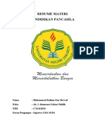 Tugas Resume Materi Pendidikan Pancasila Muhammad Raihan Nur Ma'ruf - 1713422020
