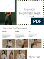 White and Black Minimal Fashion Photographer Portfolio Presention