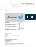 Cassandra - Data Model For Twitter - Part 2 - Treselle Systems