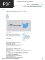 Cassandra - Data Model For Twitter - Part 3 - Treselle Systems