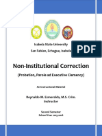Non Institutional Correction Instruc
